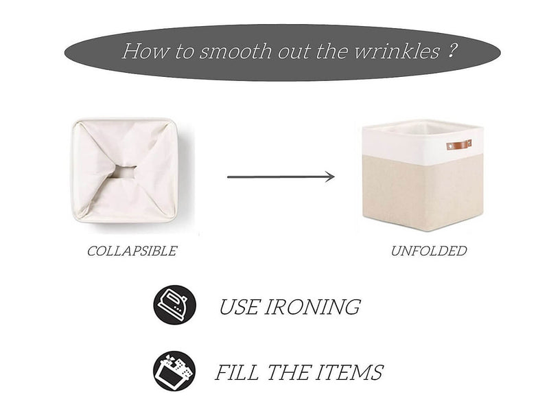 Aufbewahrungsbox Stoff 33x33x33 cm