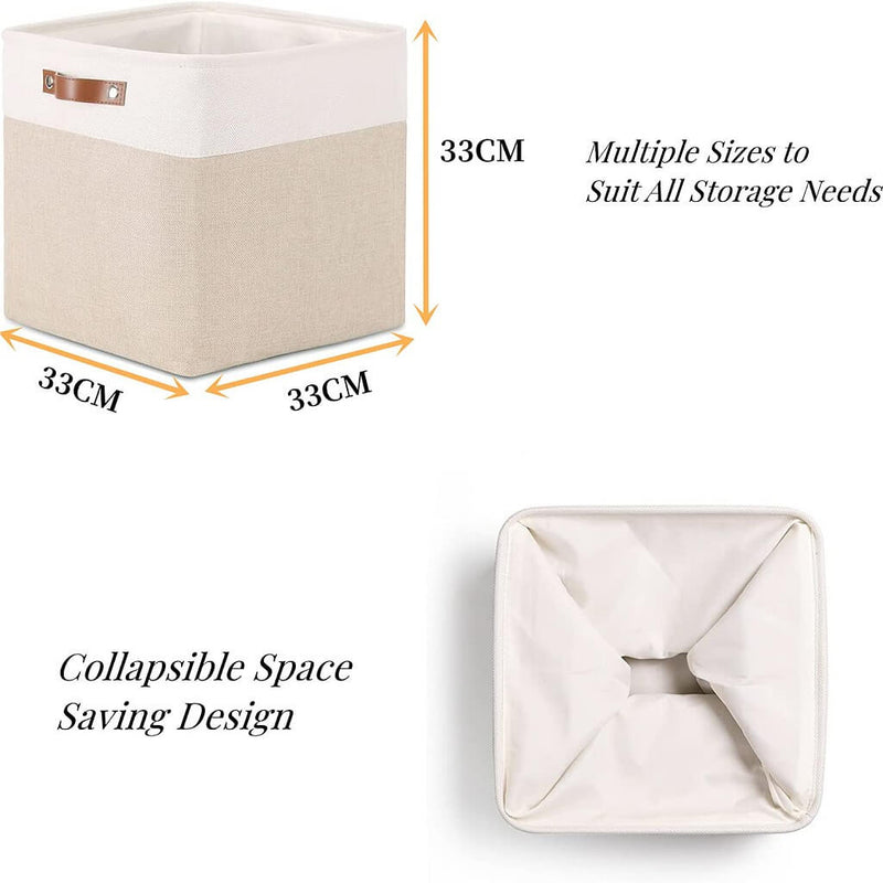 Aufbewahrungsbox Stoff 33x33x33 cm