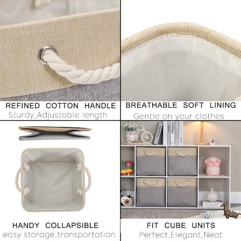 Aufbewahrungsbox Stoff 33x33x33 cm