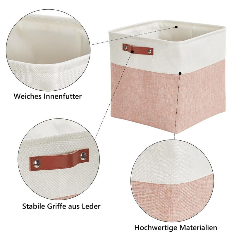 Aufbewahrungsbox Stoff 33x33x33 cm