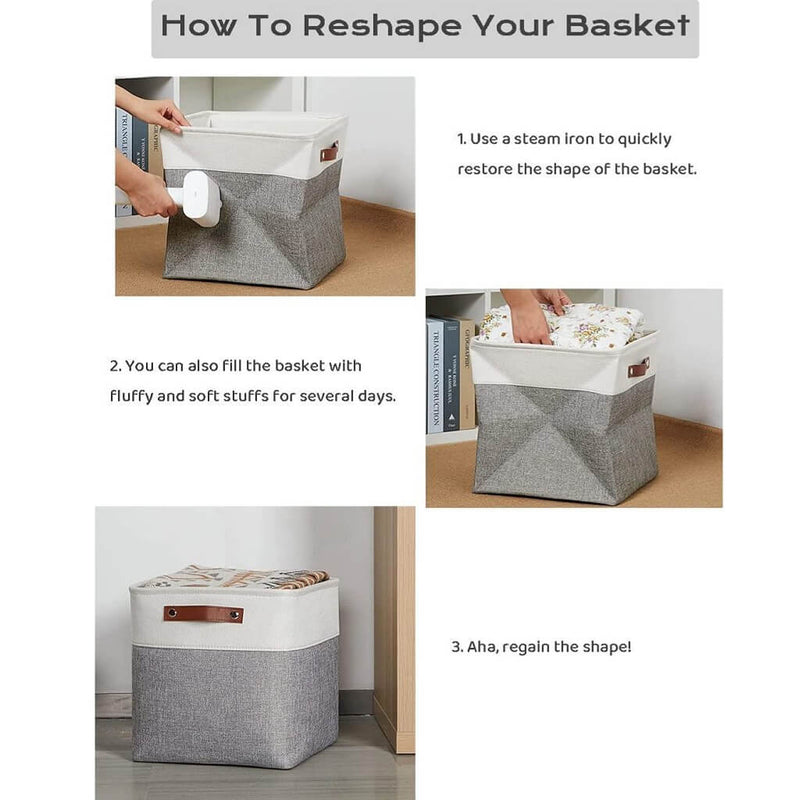 Aufbewahrungsbox Stoff 33x33x33 cm