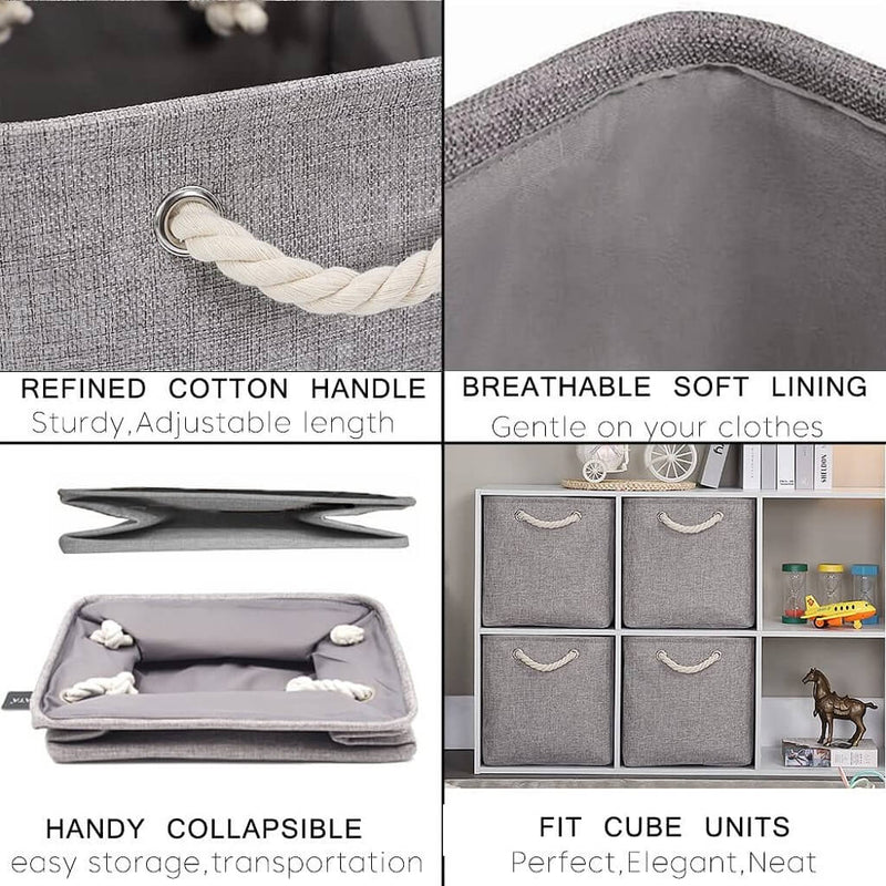 Aufbewahrungsbox Stoff 33x33x33 cm