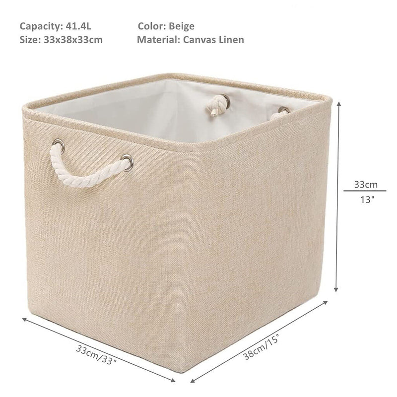 Aufbewahrungskiste 33x38x33 beige