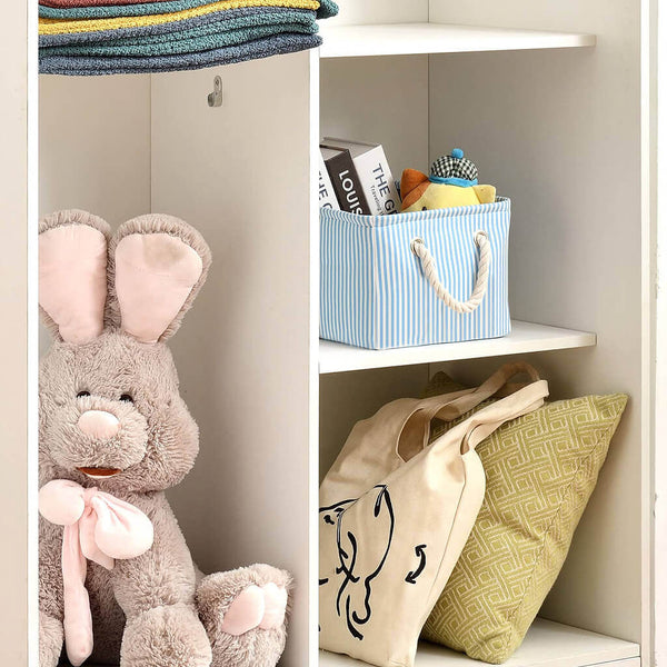    Gross Blau boxen fur Garderobe