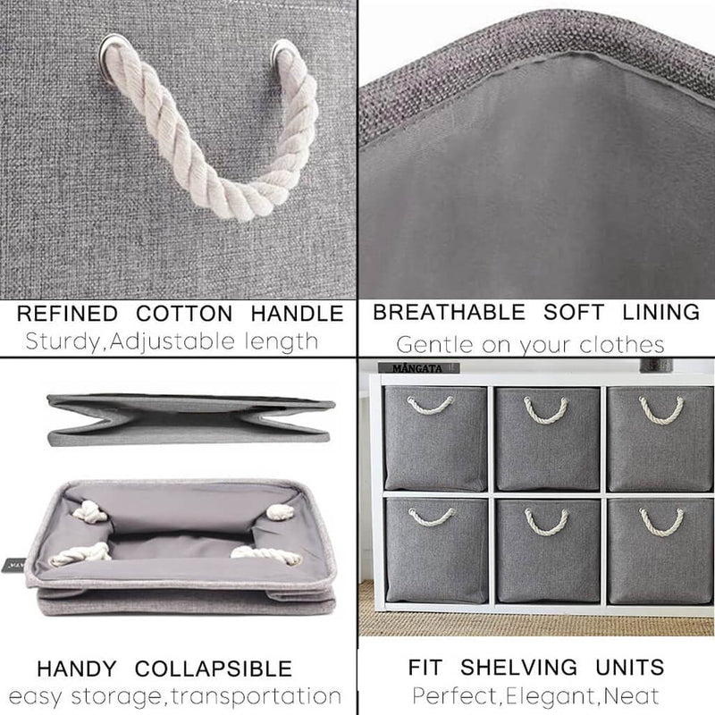 Korbe Stoff 25x25x25 cm