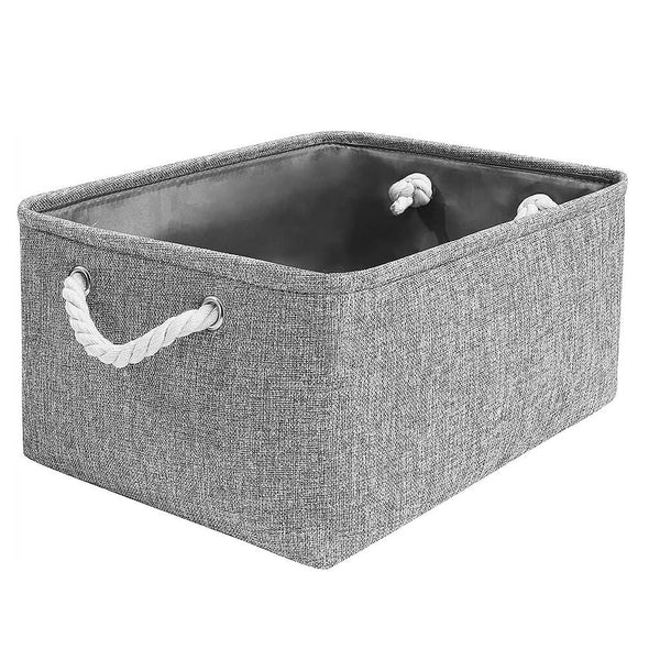 Aufbewahrungsboxen Grau Waschbare Faltbar Aufbewahrungsbox mit Kordelzug für Kleiderschrank