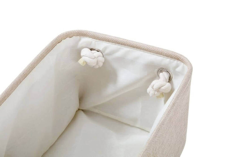 Faltbare Aufbewahrungsbox Hellelfenbein